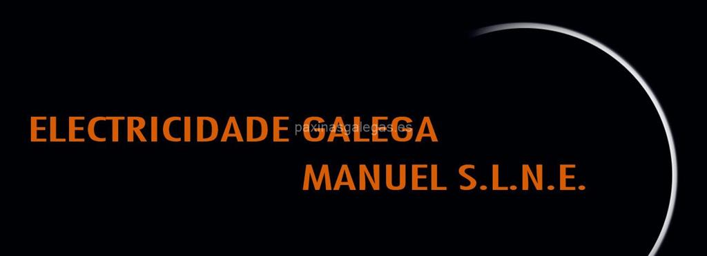 logotipo Electricidade Galega Manuel 