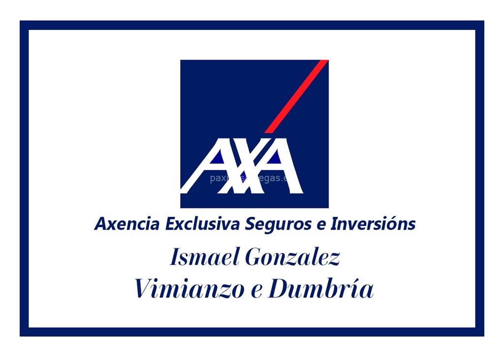 logotipo Ismael González - Axa