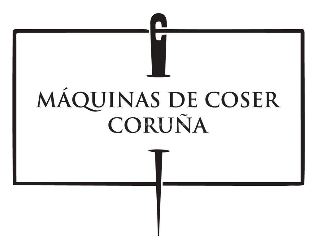 logotipo Máquinas de Coser Coruña (Alfa)