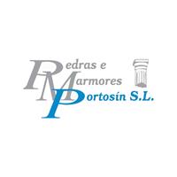 Logotipo Pedras e Mármores Portosín, S.L.