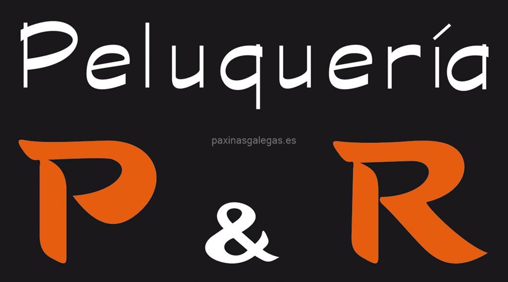 logotipo Peluquería P & R