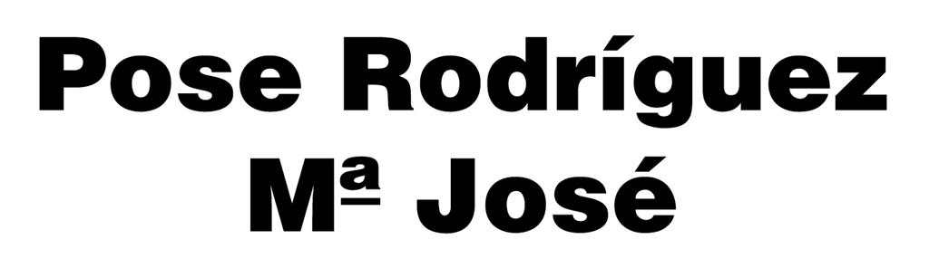 logotipo Pose Rodríguez, Mª José