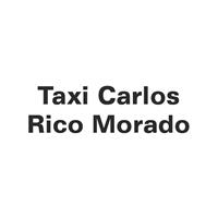 Logotipo Taxi Carlos Rico Morado