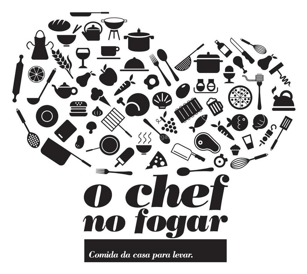logotipo O Chef no Fogar