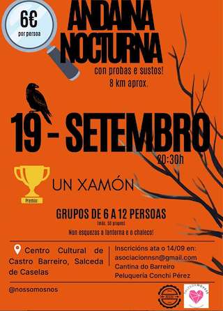 Andaina Nocturna de Castro Barreiro