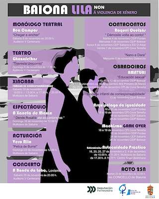 Baiona Lila - Non á Violencia de Xénero