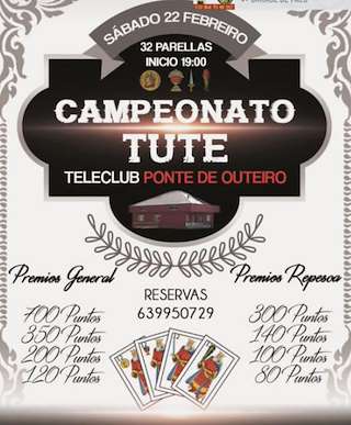 Campeonato de Tute de Ponte de Outeiro