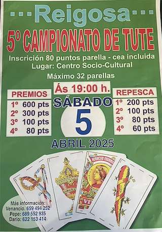 V Campionato de Tute de Reigosa