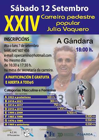 XXIV Carreira Pedestre Popular Julia Vaquero