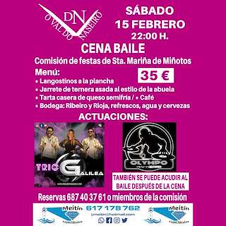 Cena Baile de Miñotos 