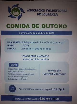 Comida de Outono de Valdeflores
