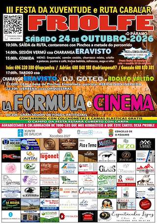 III Festa da Xuventude e Ruta Cabalar de Friolfe
