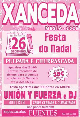 Fiesta de Navidad de Xanceda