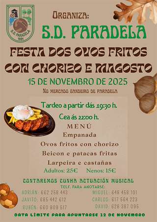 Festa dos Ovos Fritos con Chourizo - Magosto 