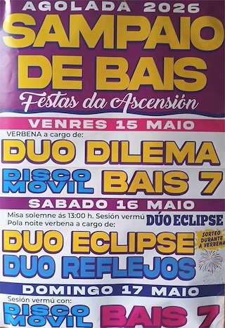 Festas da Ascensión de Sampaio de Bais 