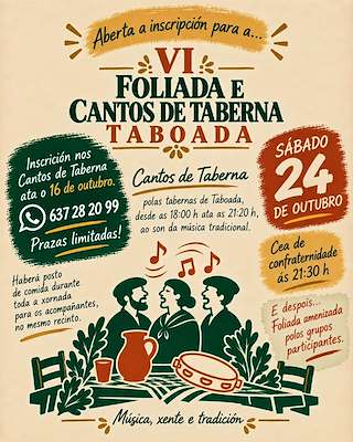 VI Foliada e Cantos de Taberna