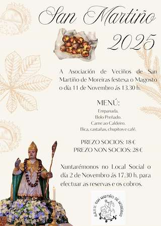 Magosto de San Martiño de Moreiras 