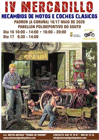 IV Mercadillo Recambios de Motos e Coches Clásicos