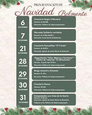 Programa de Nadal de Bolmente