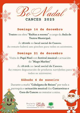 Programa de Navidad de Cances - Cabalgata de Reyes