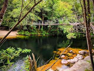 Fechas, información, programa, cartel, imágenes, mapa y ubicación de Puente Colgante Río Verdugo (2023)  en  Soutomaior