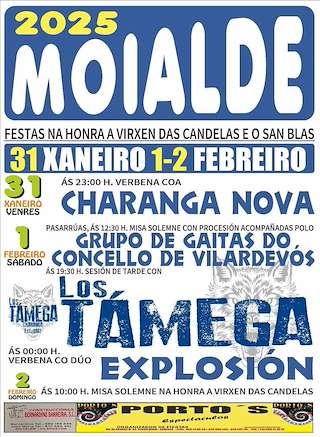 Virxen das Candelas e San Blas de Moialde