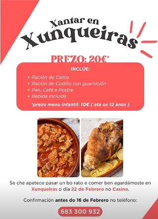Xantar de Xunqueiras