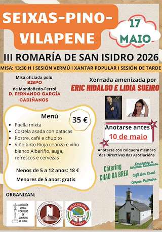 III Xuntanza das Parroquias de Seixas, Pino e Vilapene