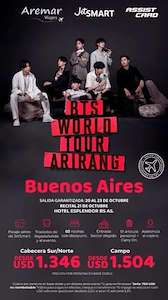 BTS World Tour Arirang en Buenos Aires