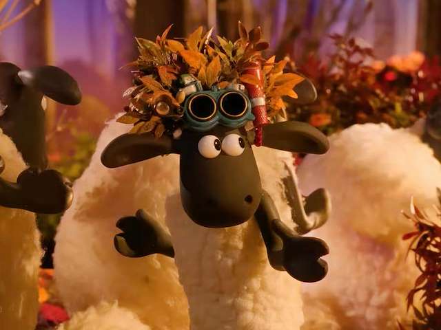 Cartel La oveja Shaun: Misión calabaza