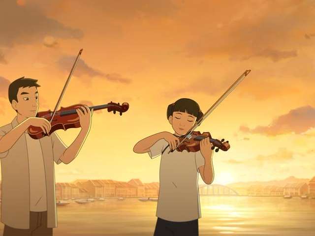 Cartel La violinista