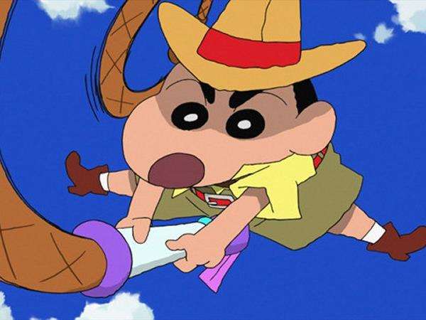 Cartel Shin Chan en Australia tras las esmeraldas verdes