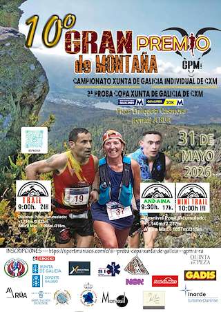 Fechas, información, programa, cartel, imágenes, mapa y ubicación de 10º Gran Premio de Montaña (2026)  en  A Rúa