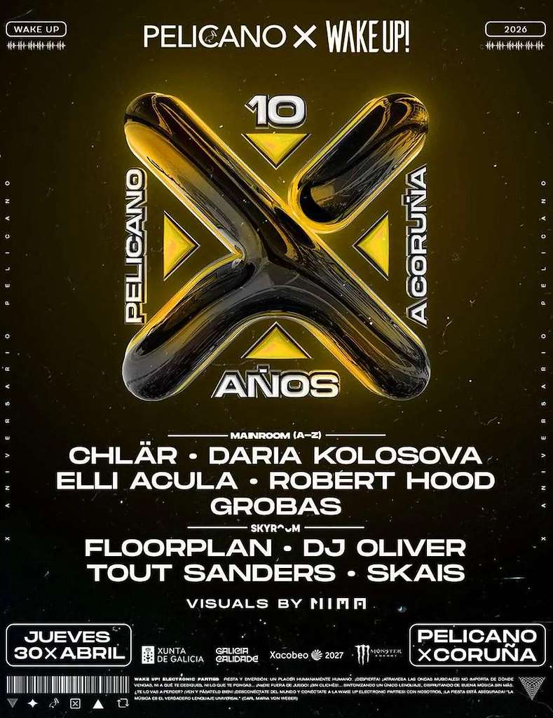 10 Años de Pelícano (2026) en A Coruña