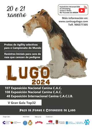 115 y 116 Exposición Nacional Canina de Galicia - 52 Exposición Internacional Canina de Galicia en Lugo