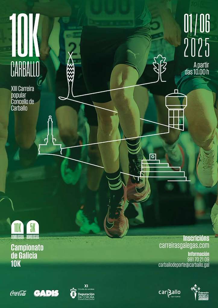 10K - XIII Carreira Popular (2025) en Carballo