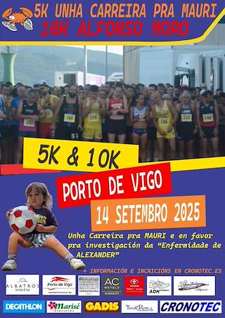 Fechas, información, programa, cartel, imágenes, mapa y ubicación de XV 10Kms  - Alfonso Moro (2026)  en  Vigo
