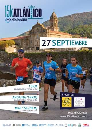 Fechas, información, programa, cartel, imágenes, mapa y ubicación de 15K do Atlántico (2026) en Oia