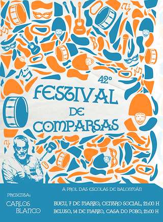 Fechas, información, programa, cartel, imágenes, mapa y ubicación de 42º Festival de Comparsas  en  Bueu