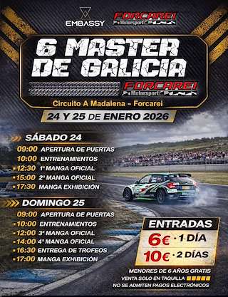 Fechas, información, programa, cartel, imágenes, mapa y ubicación de 6° Master Galicia (2026)  en  Forcarei