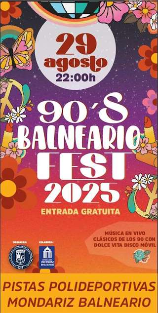 Fechas, información, programa, cartel, imágenes, mapa y ubicación de 90´s Balneario Fest