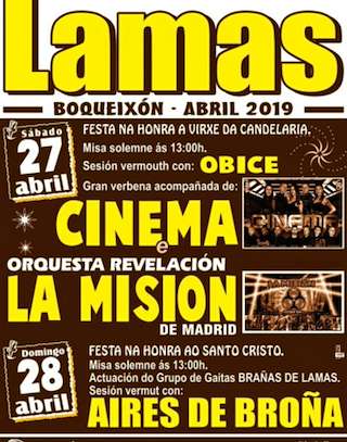 A Candelaria e Santo Cristo de Lamas en Boqueixón