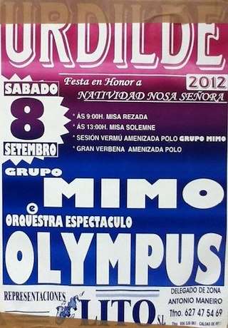 A Natividade de Urdilde (2026) en Rois