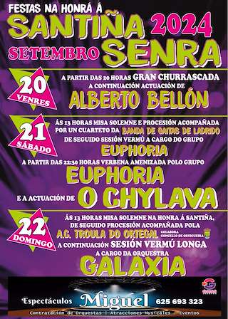 A Santiña de Senra en Ortigueira