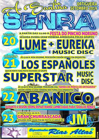 A Santiña de Senra en Ortigueira