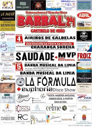 A Virxe das Neves de Barral - XXX Festa da Anguía en Castrelo de Miño