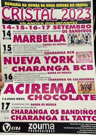 A Virxe do Cristal de Vilanova dos Infantes (2026) en Celanova