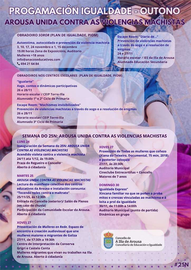 A Illa de Arousa de Fronte Contra a Violencia de Xénero 