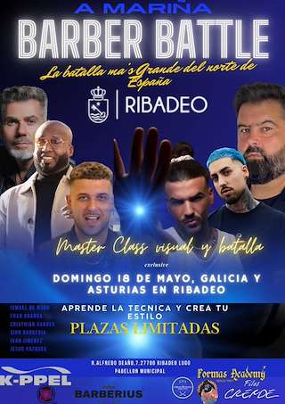 Fechas, información, programa, cartel, imágenes, mapa y ubicación de A Mariña Barber Battle  en  Ribadeo