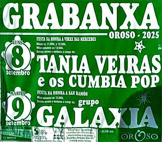Fechas, información, programa, cartel, imágenes, mapa y ubicación de A Merced e San Ramón de Grabanxa  en  Oroso